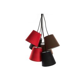 DKD Home Decor Lámpara de Techo 100 x 40 cm, 6 bombillas, casquillo E14, Tela y Hierro Precio: 84.95652. SKU: S3008780