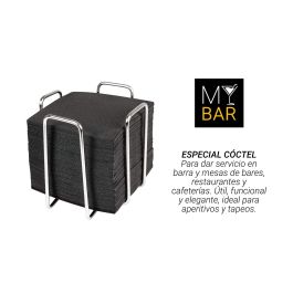My Bar Servilletero Cromado para Bar 11.8 x 11.8 x 9.5 cm (24 Unidades) My Bar Servilletero Cromado para Bar 11.8 x 11.8 x 9.5 cm (24 Unidades)