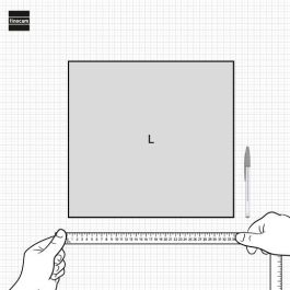 Finocam L-340x320 mm Mv Neutro Calendario de Pared 2026 para Escribir, con Espiral y Colgador, Ideal para Planificación