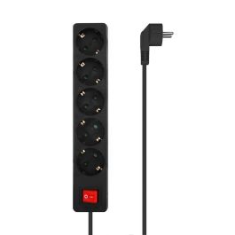 Aisens Base Multiple 5 Tomas Con Interruptor Con Cable 3x1,5 mm2, Negro, 1,4M Precio: 6.69000046. SKU: B13ENL64NB