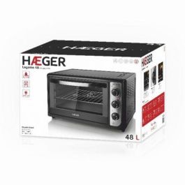 HORNO DE SOBREMESA HAEGER LAGASSE 48L - 2000W - TEMPORIZADOR CON TIMBRE - SELECTOR TEMPERATURA 100-230º - PUERTA DOBLE CRISTAL