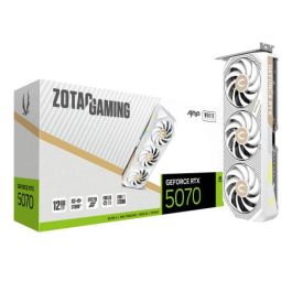 Zotac RTX 5070 12GB Gaming AMP GDDR7 3Fan blanca - Tarjeta Gráfica