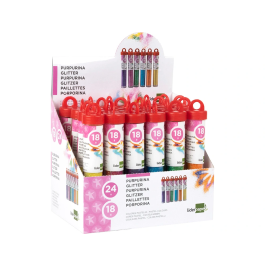 Liderpapel Purpurina Fantasia Colores Metalicos Pasteles Bote 18 gr
