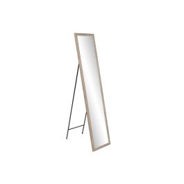 Espejo Vestidor Home ESPRIT Marrón Beige Gris Cristal Poliestireno 35,5 x 40 x 156 cm (4 Unidades)