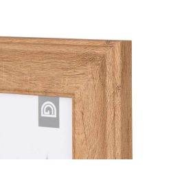 Giftdecor Portafotos Curva 10x15 cm, Madera MDF y Vidrio, Colores Surtidos - Azul, Beige, Blanco, Marrón (24 Unidades)