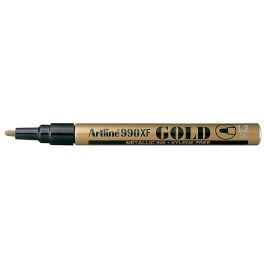 Rotulador Artline Marcador Permanente Punta Metalica Ek-990 Oro Punta Redonda 1.2 mm 12 unidades