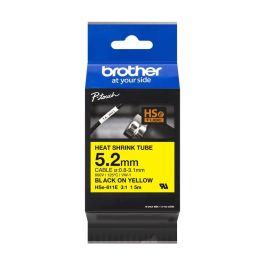 BROTHER Cinta tubo termorretractil. Texto negro sobre fondo amarillo. PTE300, PTE550W, PTP750W, PTP9 Precio: 22.49999961. SKU: B1G8SN7VD3