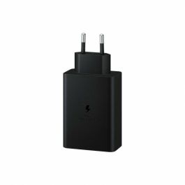 Samsung EP-T6530NBEGEU Cargador de Pared 65W Triple Puerto para Carga Rápida con 2x USB-C y 1x USB-A Negro