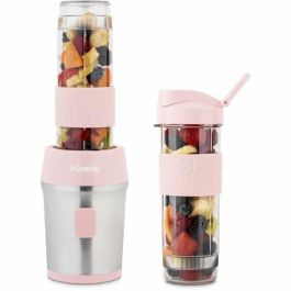 Hkoenig SMOO12 Mini Batidora, 300 W de Potencia, 570 mL de Capacidad, Rosa Pastel, 2 Botellas de Agua Incluidas Precio: 54.88999956. SKU: B1CL8EVD3V