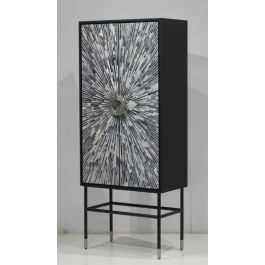 DKD Home Decor Armario Moderno Negro Gris 2 Puertas 40 x 181 x 75 cm Precio: 804.49999993. SKU: S3040577