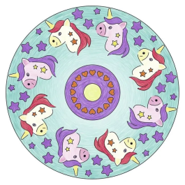 Ravensburger Mandala Design Unicornio Juego Creativo Niña a partir de 6 años