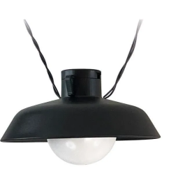 Luna Guirnalda Solar Luna 5m Negra 10 Bombillas 50 Lúmenes Recargable por USB