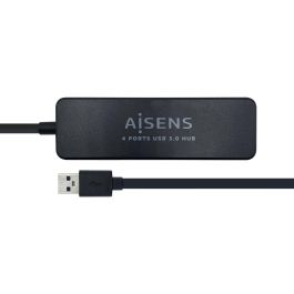 AISENS HUB USB 3.0 TIPO A/M-4 X TIPO A/H NEGRO 30CM Precio: 6.59000001. SKU: S0236131