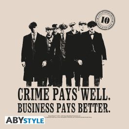 Abystyle ABYBAG674 Bolsa con Licencia Peaky Blinders y Diseño 'Crime Pays' (70x36 cm)
