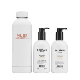 Set Balmain Professionnel: Balmain Professionnel, Argan Oil, Hair Shampoo, Moisturizing, 300 ml + Balmain Professionnel, Hair Conditioner, For Moisturizing, 300 ml + Muse Du Printemps, GWP Steel Water Bottle, White Precio: 137.89000038. SKU: B17WSE6F5T