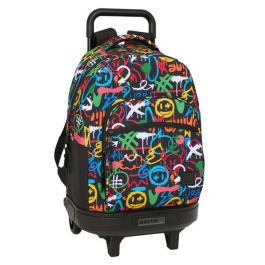 Mochila Escolar con Ruedas Safta Colors 33 x 45 x 22 cm Grafiti Precio: 51.79000013. SKU: B12KNPL3DP