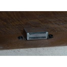 DKD Home Decor Mueble TV Beige Mango y Metal 40 x 60 x 175 cm