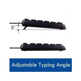 Ewent EW3001 Teclado Business USB con Escritura Silenciosa y Cómoda, Plug & Play, Diseño QWERTY ES