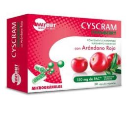 WAYDIET NATURAL PRODUCTS Cyscram 30 Cápsulas - Arándano Rojo, Gayuba y Brezo para Vías Urinarias Precio: 17.5000001. SKU: B1A6HWE4TD