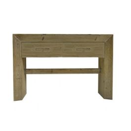 Consola Home ESPRIT Amarillo Abeto Madera MDF 120 x 40 x 80 cm