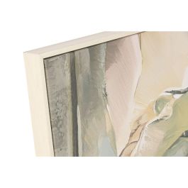 DKD Home Decor Cuadro Tropical Palmera Bananera Verde Amarillo 122.5 x 82.5 cm Lienzo y PS (2 Unidades)