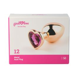 Plug Anal Pick&Love Nº 12 Dorado (8,3 cm)
