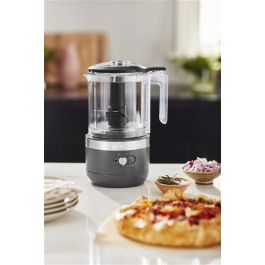 Kitchenaid 5KFCB519 EDG Picadora de Alimentos Inalámbrica Gris Marengo con Batería de 12V y Bol de 1.18L