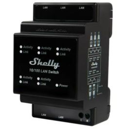 Shelly Relais Switch 5 Ports 10/100 Mbit Interruptor Inteligente Negro Carril DIN Precio: 60.5. SKU: B153WT8B58