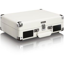 Lenco TT-115 Tocadiscos Portátil Bluetooth con Altavoces Estéreo Integrados, Diseño Vintage Creme