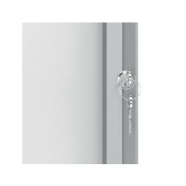 Vitrina De Anuncio Nobo Premium Plus Blanca Magnetica Para Exterior 8 X Din A4 692x972x45 mm