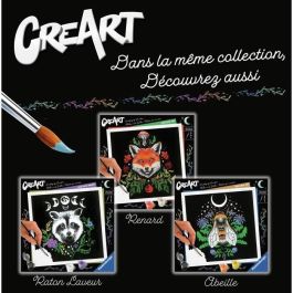 Ravensburger RAV4005556235117 CreArt - Zorro Pixie Cold Edition - Pintar por Números 20x20cm