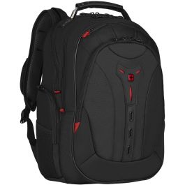Wenger Pegasus Deluxe Ballistic Mochila para portátil de 16 pulgadas Negra con compartimento para tableta