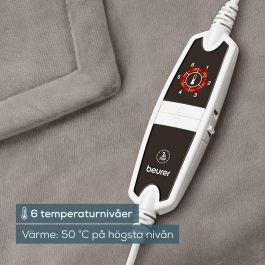Manta Eléctrica Beurer HD150XXL 200 x 150 cm Taupé Poliéster