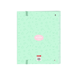 Carpeta de anillas BlackFit8 Moon Verde 27 x 32 x 3.5 cm