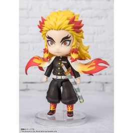 Tamashii Nations Figura Kyojuro Rengoku Flame Breathing de Demon Slayer Kimetsu No Yaiba Figuarts Mini