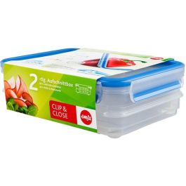 Emsa 513576 Aufschnittbox-System Contenedor de Alimentos con Tapa, 0.6 Litros