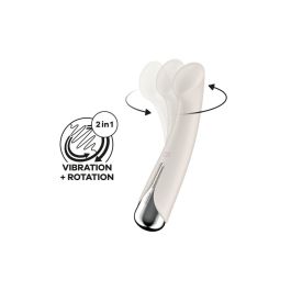 Vibrador Punto G Satisfyer Spinning G-Spot 1 Blanco