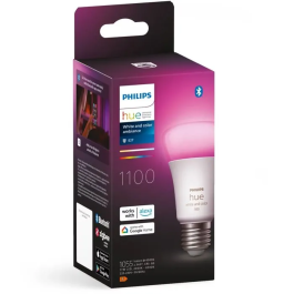 Philips Hue Bombilla LED Conectada White and Color Ambiance 10W Equivalente 75W E27 Bluetooth x1