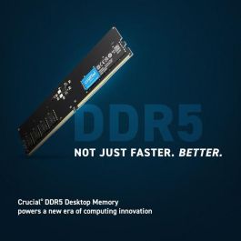 Crucial 32GB Kit (2 x 16GB), DDR5-4800, UDIMM, CAS latency 40, 1.1V Crucial 32GB Kit (2 x 16GB), DDR5-4800, UDIMM, CAS latency 40, 1.1V