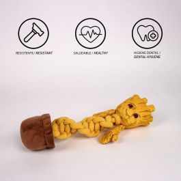 Cerdá Mordedor para perro cuerda Guardians of the Galaxy Groot color Ocre 11 x 27 x 9.5 cm Cerdá Mordedor para perro cuerda Guardians of the Galaxy Groot color Ocre 11 x 27 x 9.5 cm