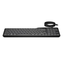 HP 400 Teclado con Cable Retroiluminado Blanco Cálido, Teclas Silenciosas, 12 Programables, Delgado y Desinfectable Precio: 140.89000057. SKU: B1FXYCGNMW