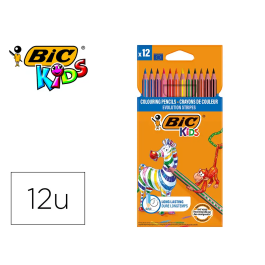 Bic Lápices de Colores Kids Evolution Stripes C-Surtidos Estuche 12 Ud Precio: 2.50000036. SKU: B1JG2GXK6Y