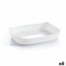 Fuente de Cocina Luminarc Smart Cuisine Rectangular Blanco Vidrio 29 x 30 cm (6 Unidades) Precio: 40.99628104. SKU: S2709841