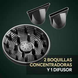 Babyliss Secador de Pelo Profesional Air Power Pro 1600W, Tecnología Iónica, 3 Velocidades, 4 Temperaturas, 70 dB, Incluye 2 Boquillas y Difusor, 200 km/h