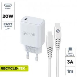 Cargador de Pared Muvit MCPAK0044 20 W Blanco