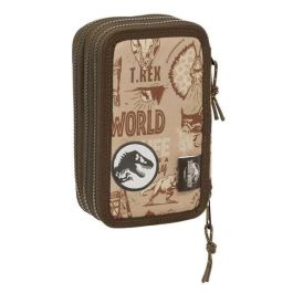 Safta Plumier triple 37 piezas Jurassic World 12,5x19,5x5,5cm