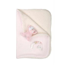 Muñecas Arias Muñeca Reborn 45 cm Viviane c/Manta y Peluche - Muñeca Reborn de 45 cm para niñas