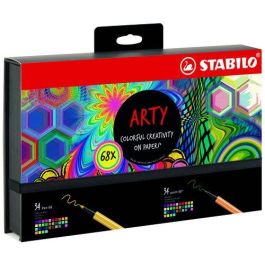 Stabilo Pen 68/point 88 Rotulador acuarelable y punta fina, estuche de cartón de 68 unidades surtidas Precio: 74.50000008. SKU: B12NABKK6E