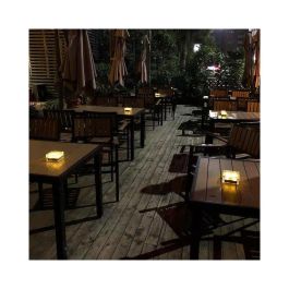 LUM-D3 Luz LED Solar Jardín IP65 10 Horas Autonomía 30.000H Vida Útil Exterior Resistente Polvo Humedad Batería 3.7V 1200mAh