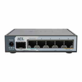 Mikrotik E60IUGS Router Gigabit Ethernet Negro con USB 3.2 Gen 1 y velocidades de hasta 2500 Mbit/s